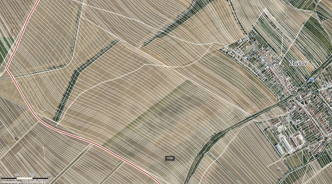 Prodej pozemku pole pozemek 16690 m², Zbýšov,Vyškov,Jihomoravský kraj